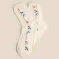Embroidered Santa and Snowman Ch...