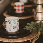 Holiday Greenery Coffee Mug - Christmas Decor