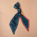 Twirl & Tie Scarf Accessory-Evergreen Plaid
