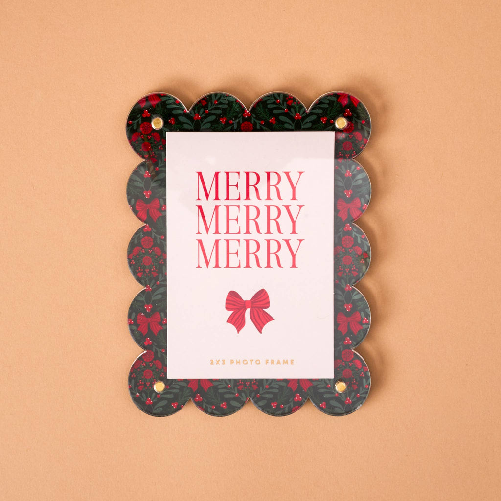 Mini Acrylic Picture Frame Magnet-A Merry Moment