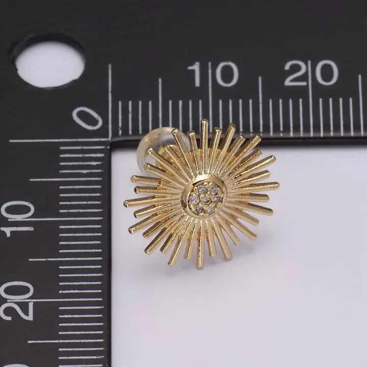 Dainty Sun Earrings