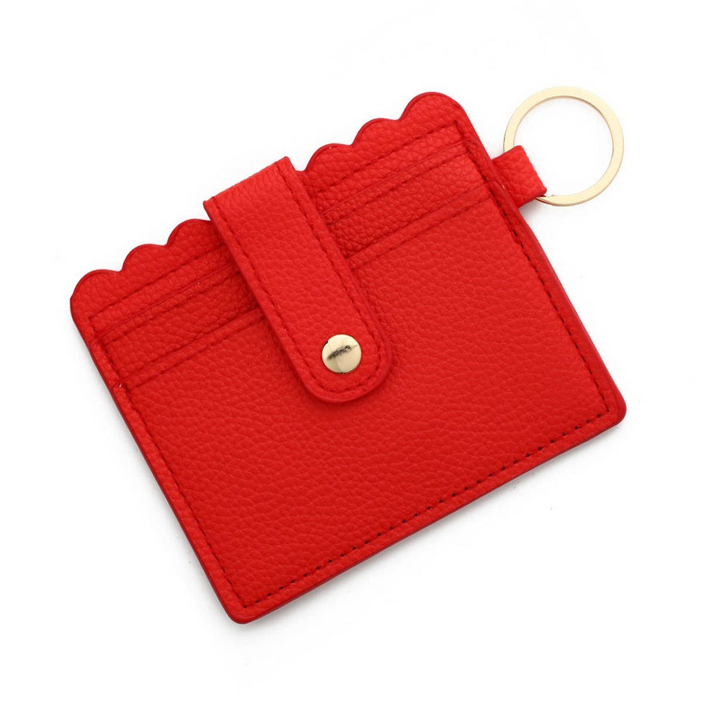 Multi-Card PU Wallet with Keychain & Coin