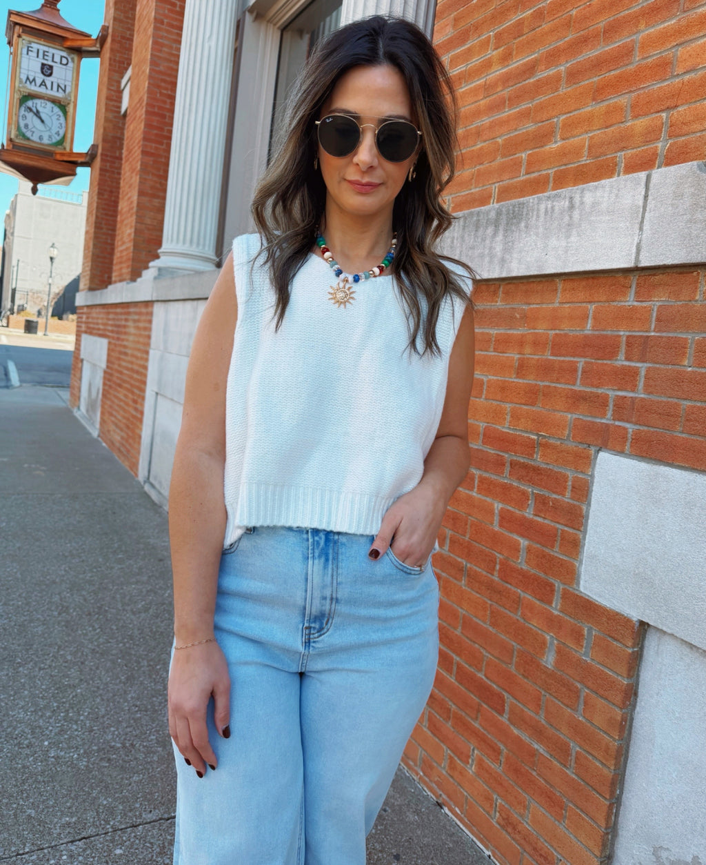 Make a Statement Sleeveless Sweater