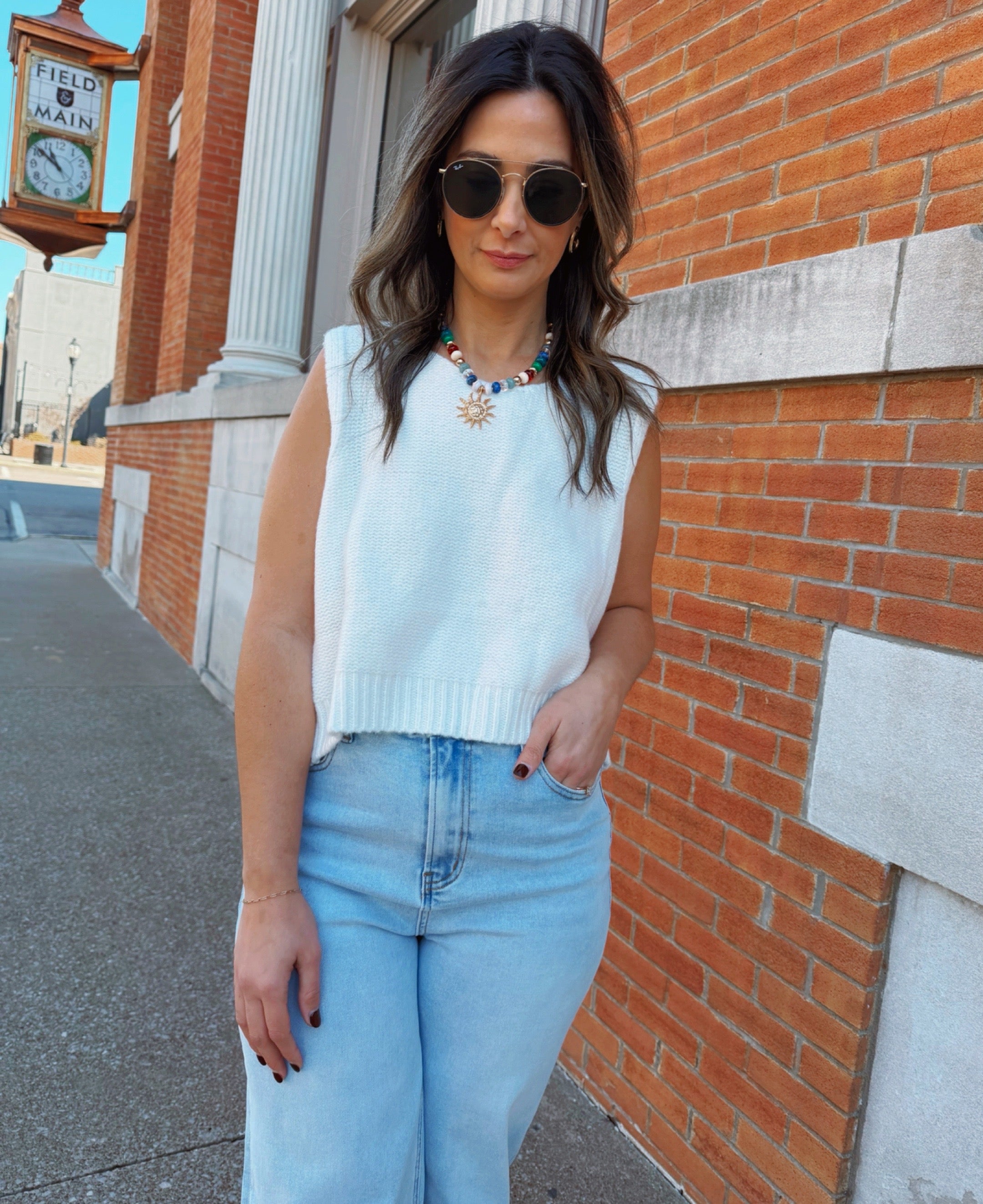 Make a Statement Sleeveless Sweater