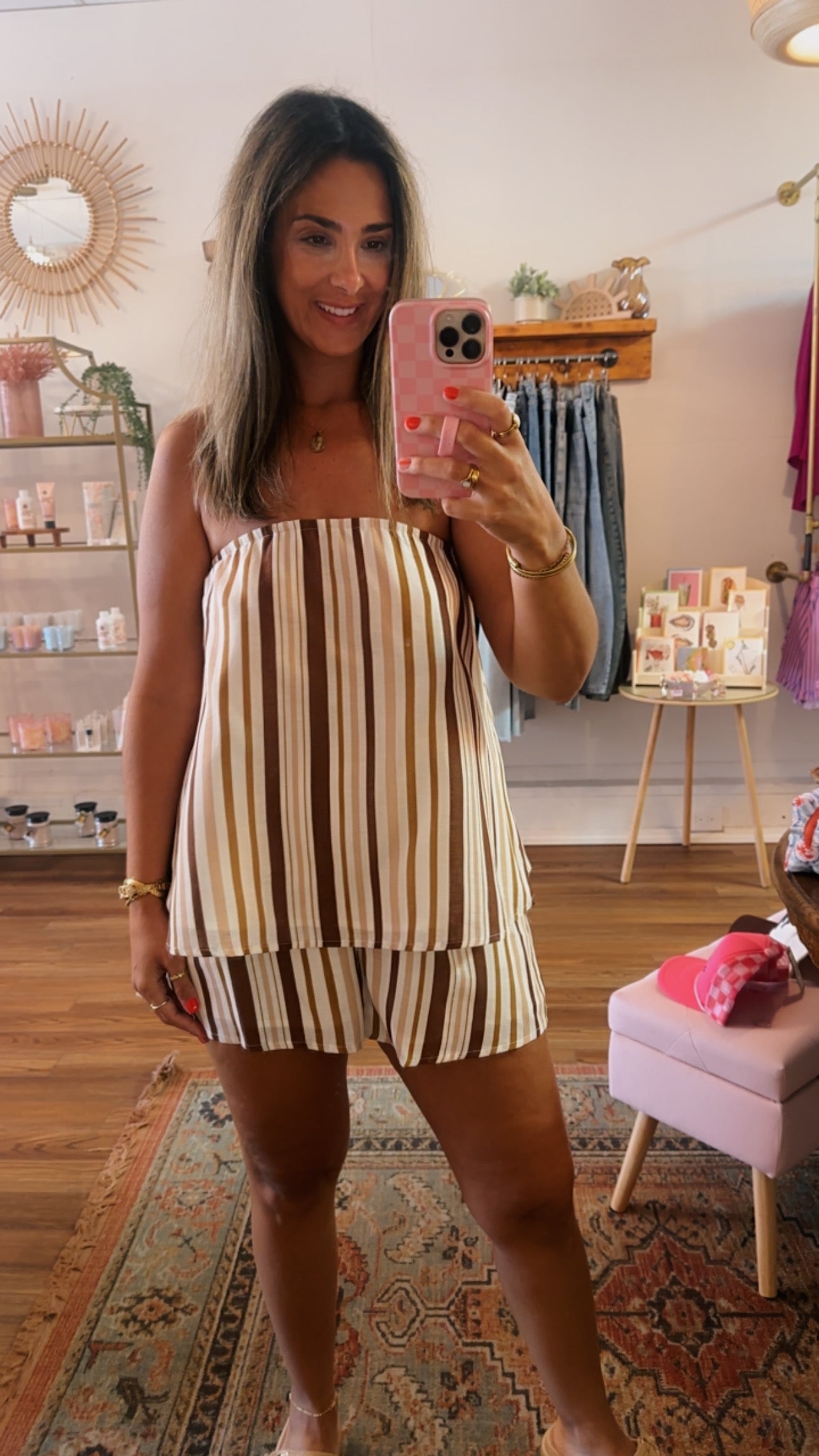 Boho Striped Set
