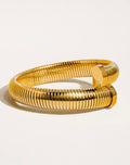 Dehors Gold Non-Tarnish Bold Bangle