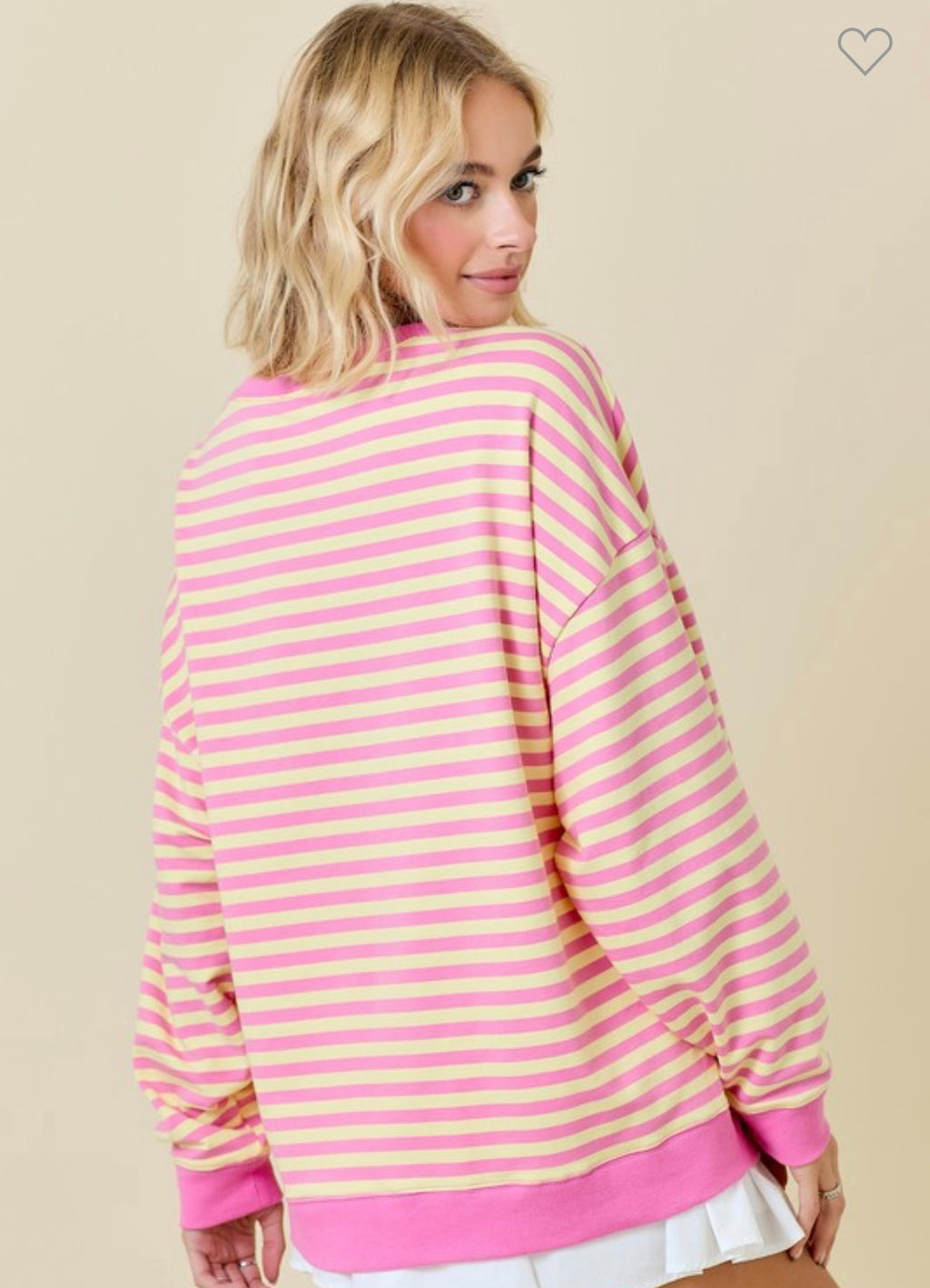 Pink Lemonade Striped Top