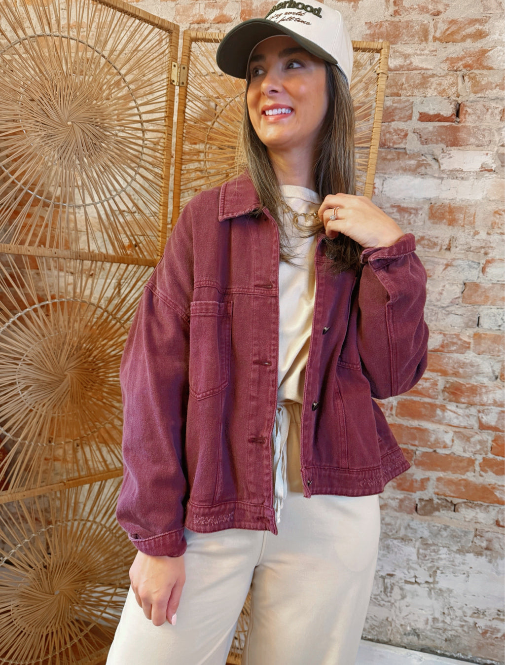 Ivory Washed Casual Knit Set