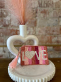 Love Beaded Pouch