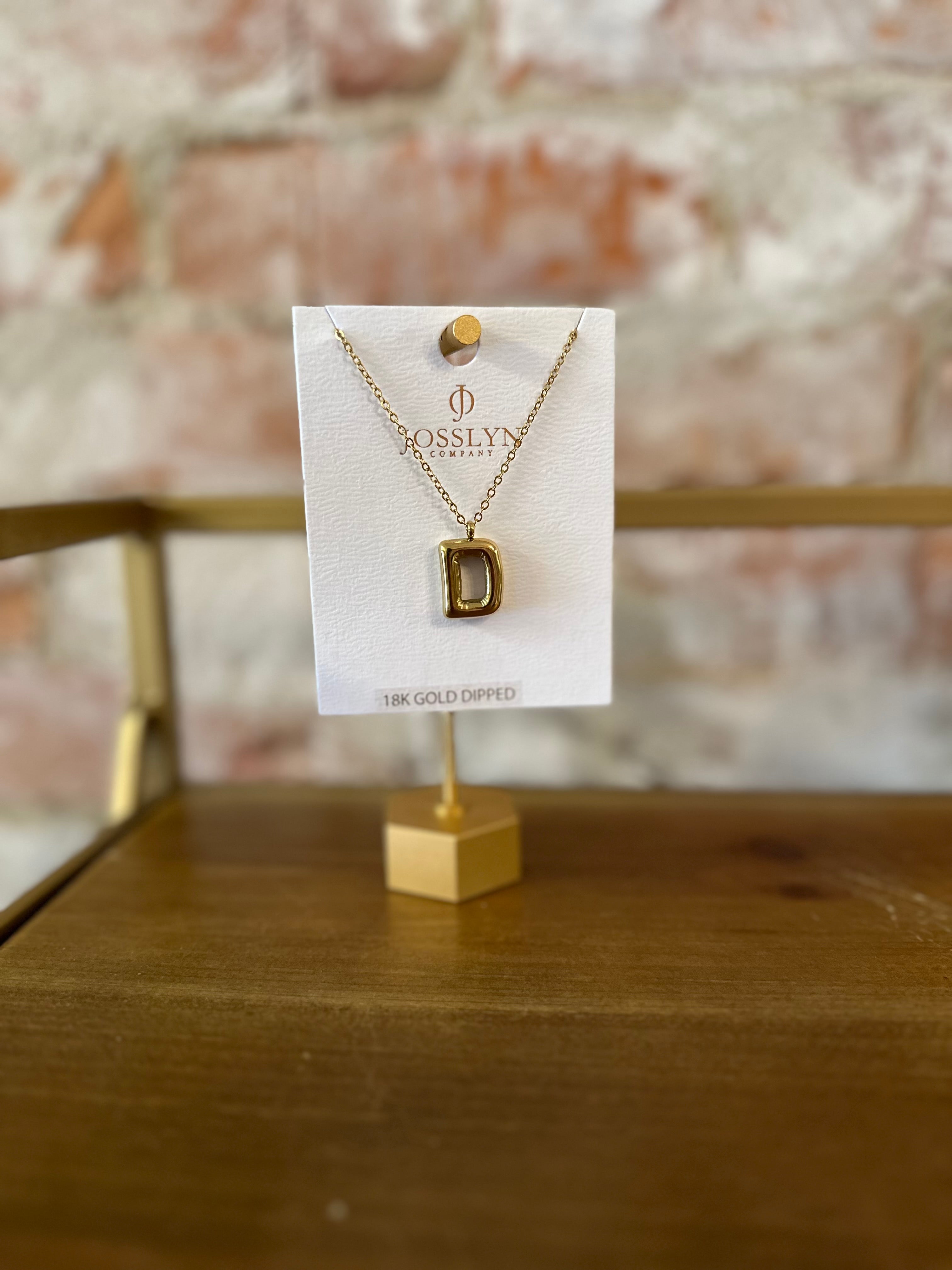 Bubble Letter Necklace