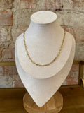 Tarnish Free Paper Clip Necklace