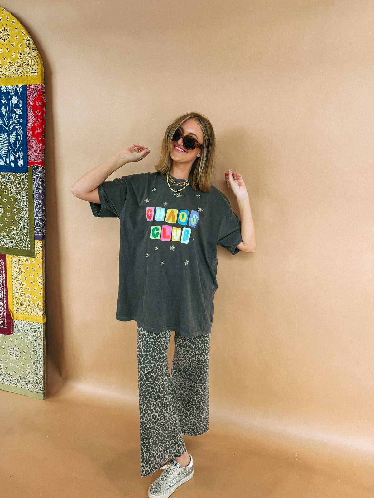 Choas club graphic tee