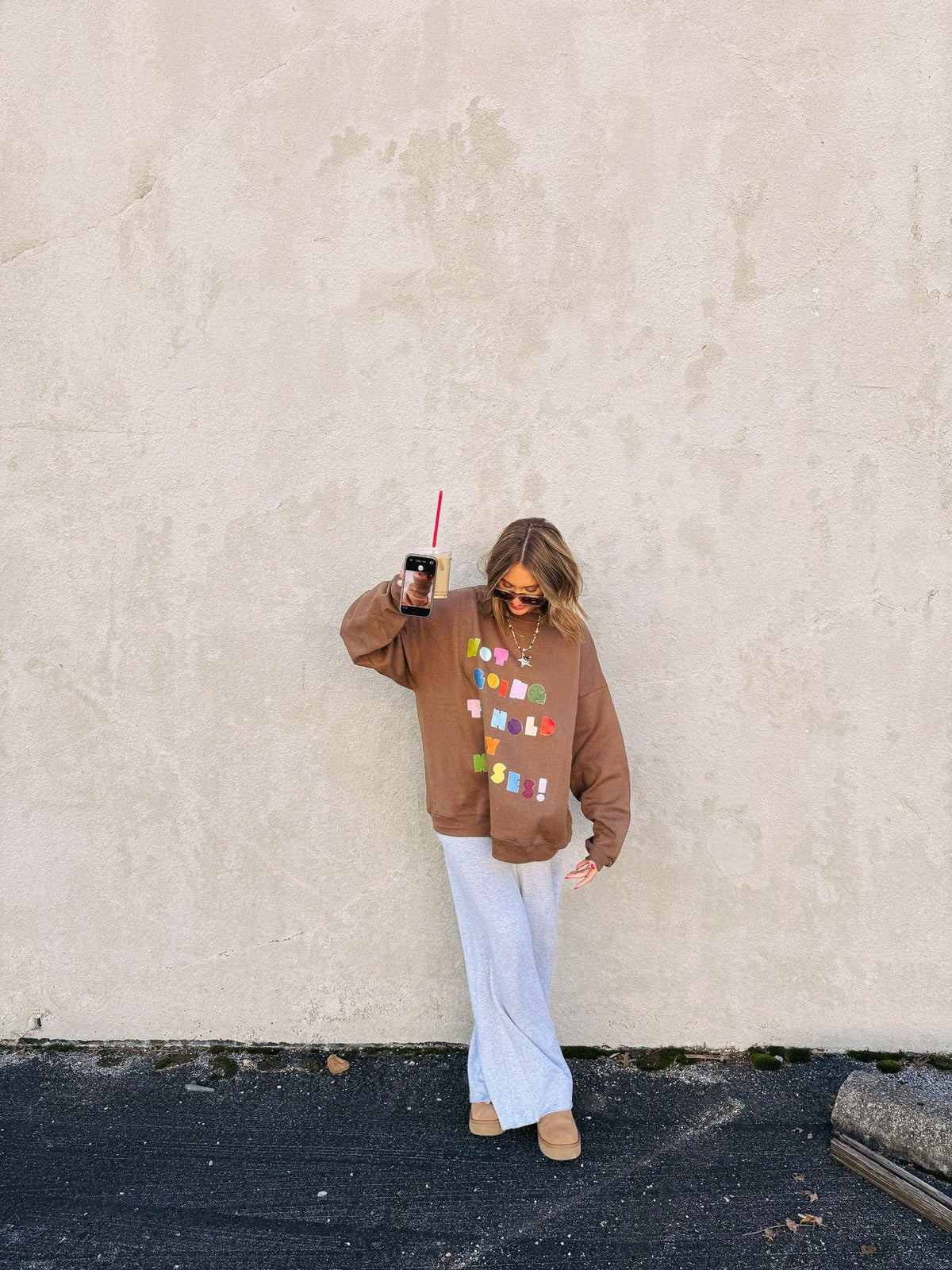 Not gonna hold my horses sweatshirt