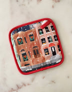 Holiday Cotton Oven Mitt + Potholder Set | Rockefeller Tree