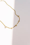 Cassi Herringbone Crystal Necklace