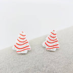 Acrylic Christmas Tree Ear Studs