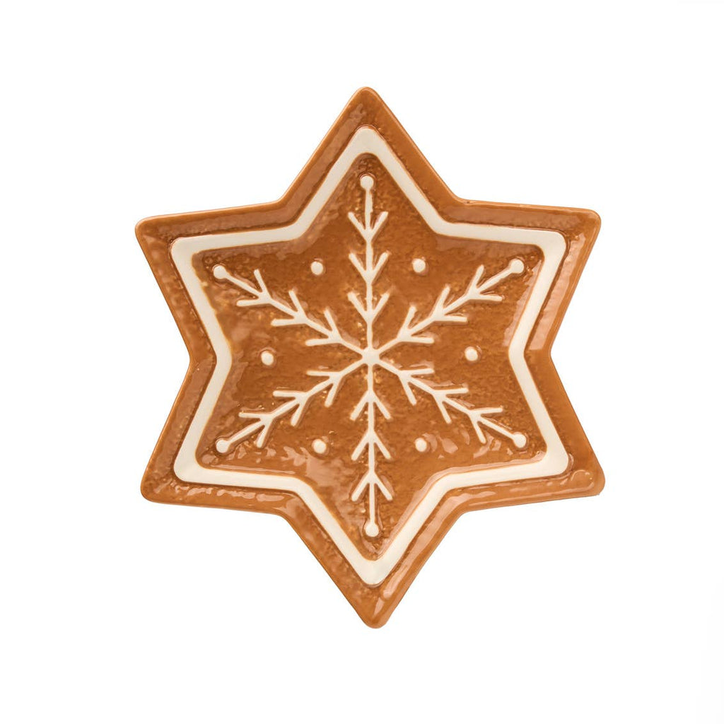 Gingerbread Star Plate
