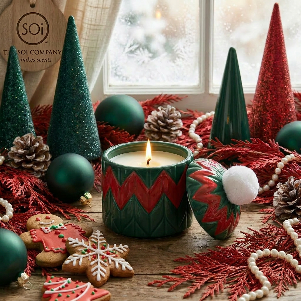 Holday Spice Beanie Candle