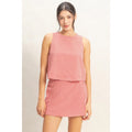 Gingham Sleeveless Top and Skort Set