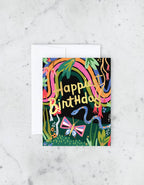 Birthday Greeting Card | Rainbow Garden