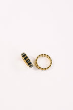 Crystal Eternity Ring Black