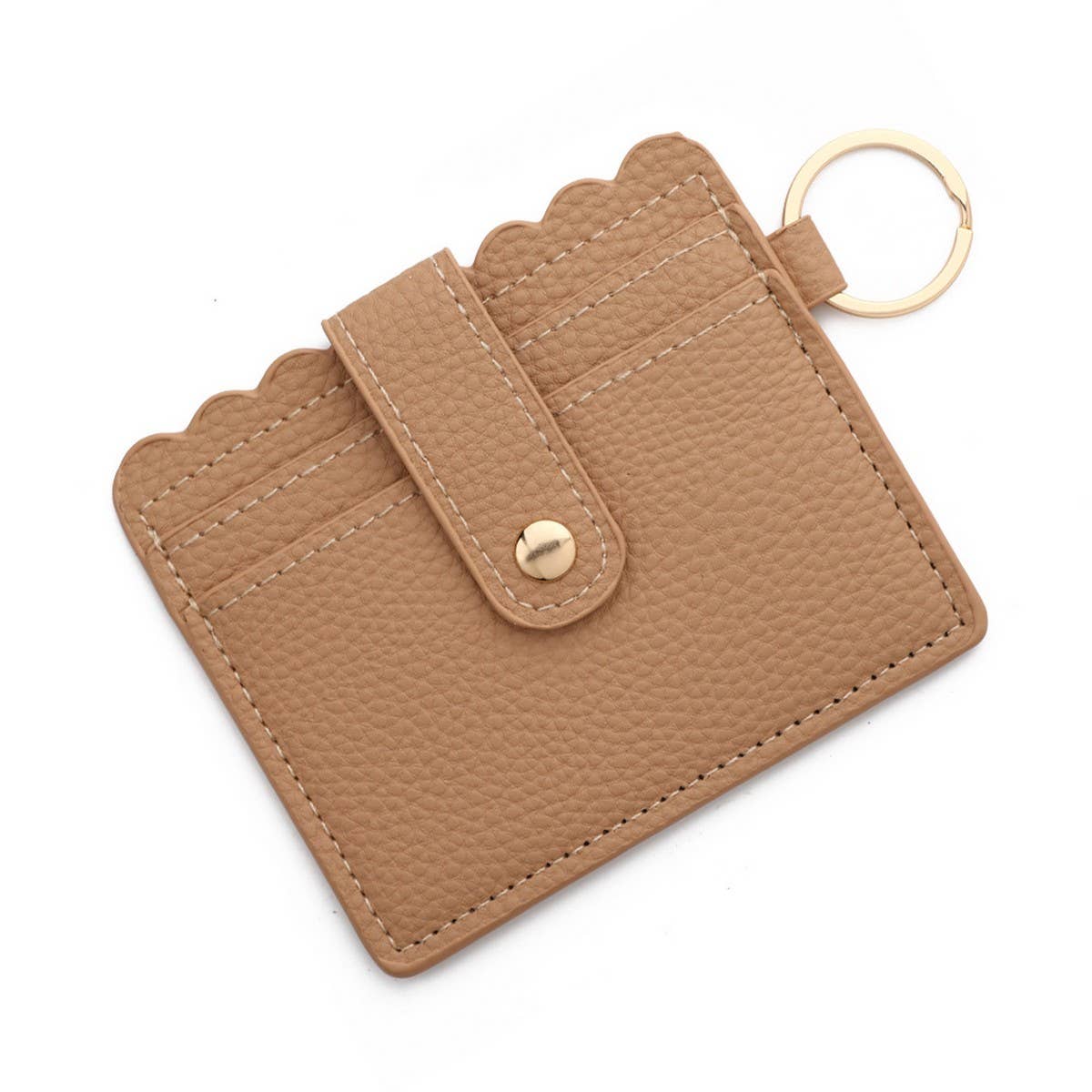 Multi-Card PU Wallet with Keychain & Coin
