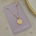 Our Father prayer coin charm Necklace