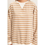 Striped Long Sleeve Pullover