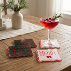 Table Talk Acrylic Coaster Set-A Merry Moment