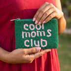 Cool Moms Club Beaded Coin Pouch