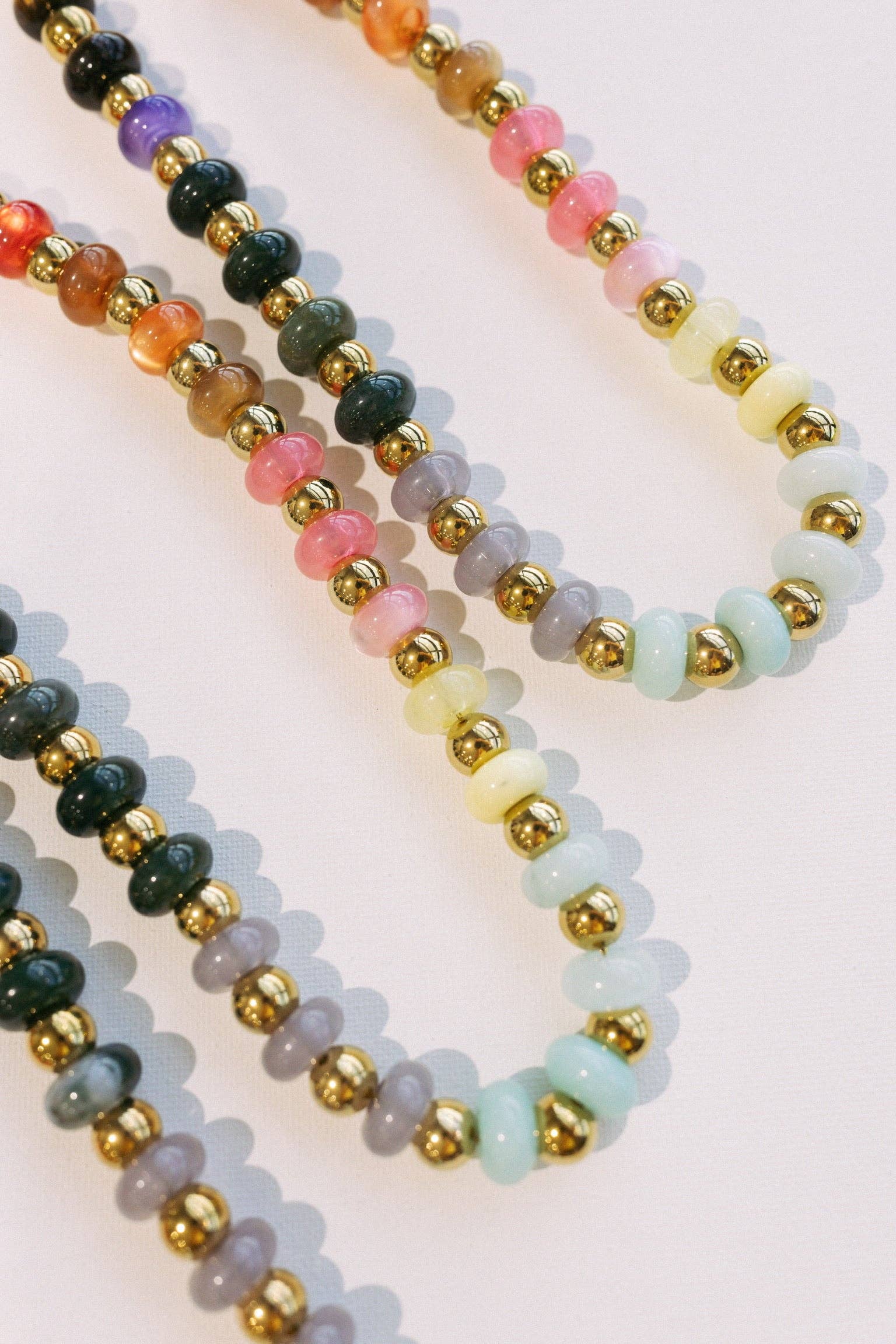 Color Theory Beaded Necklace