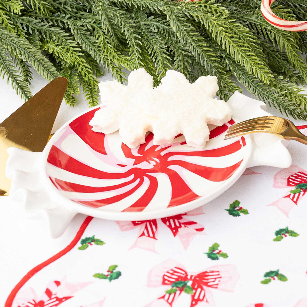 Peppermint Dessert Plate