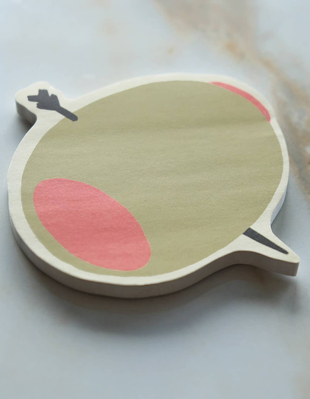 Die-Cut Sticky Notepad | Olive