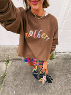 Multicolor mother! sweatshirt