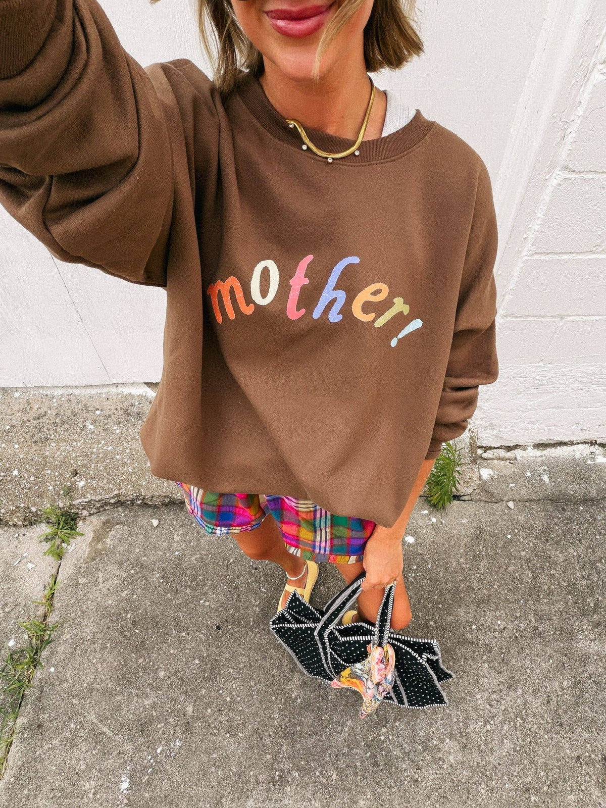 Multicolor mother! sweatshirt