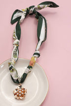 Sweetest Scarf Charm Necklace