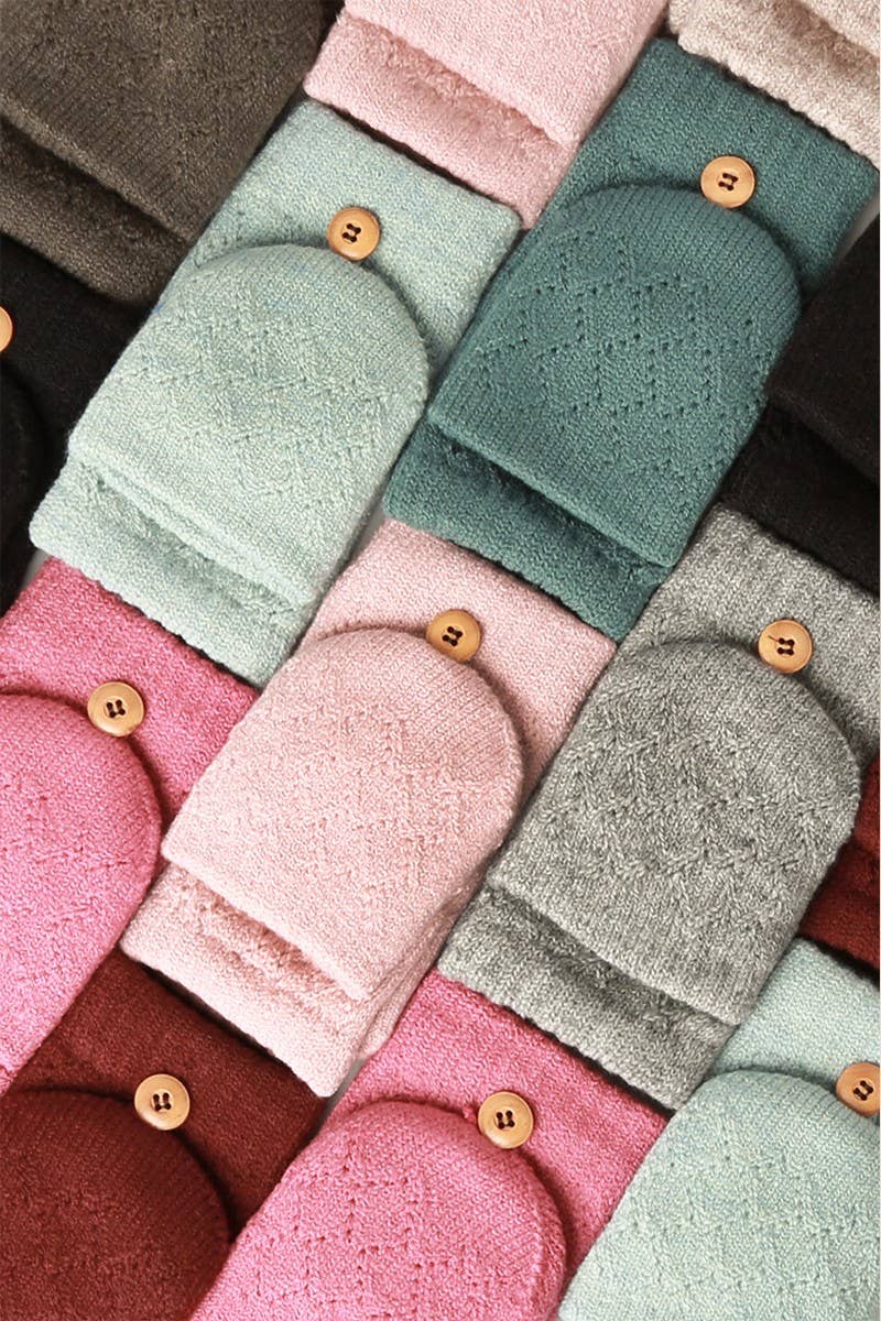 Oat Fingerless Mittens