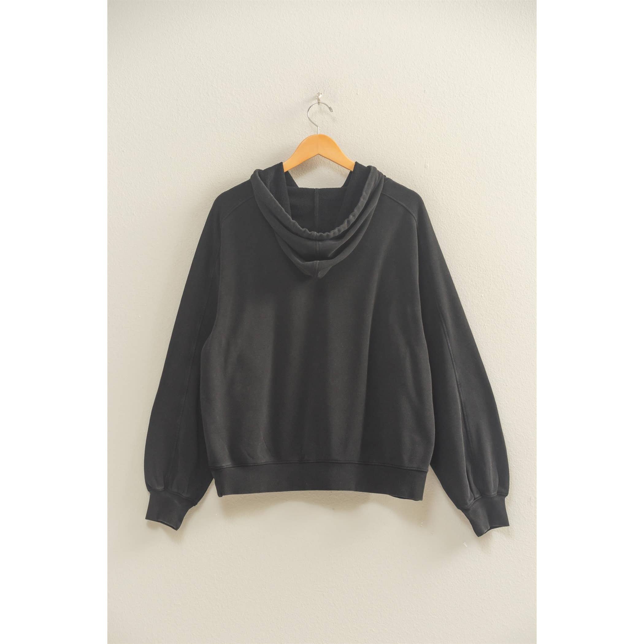 Pink Santa Washed Hoodie