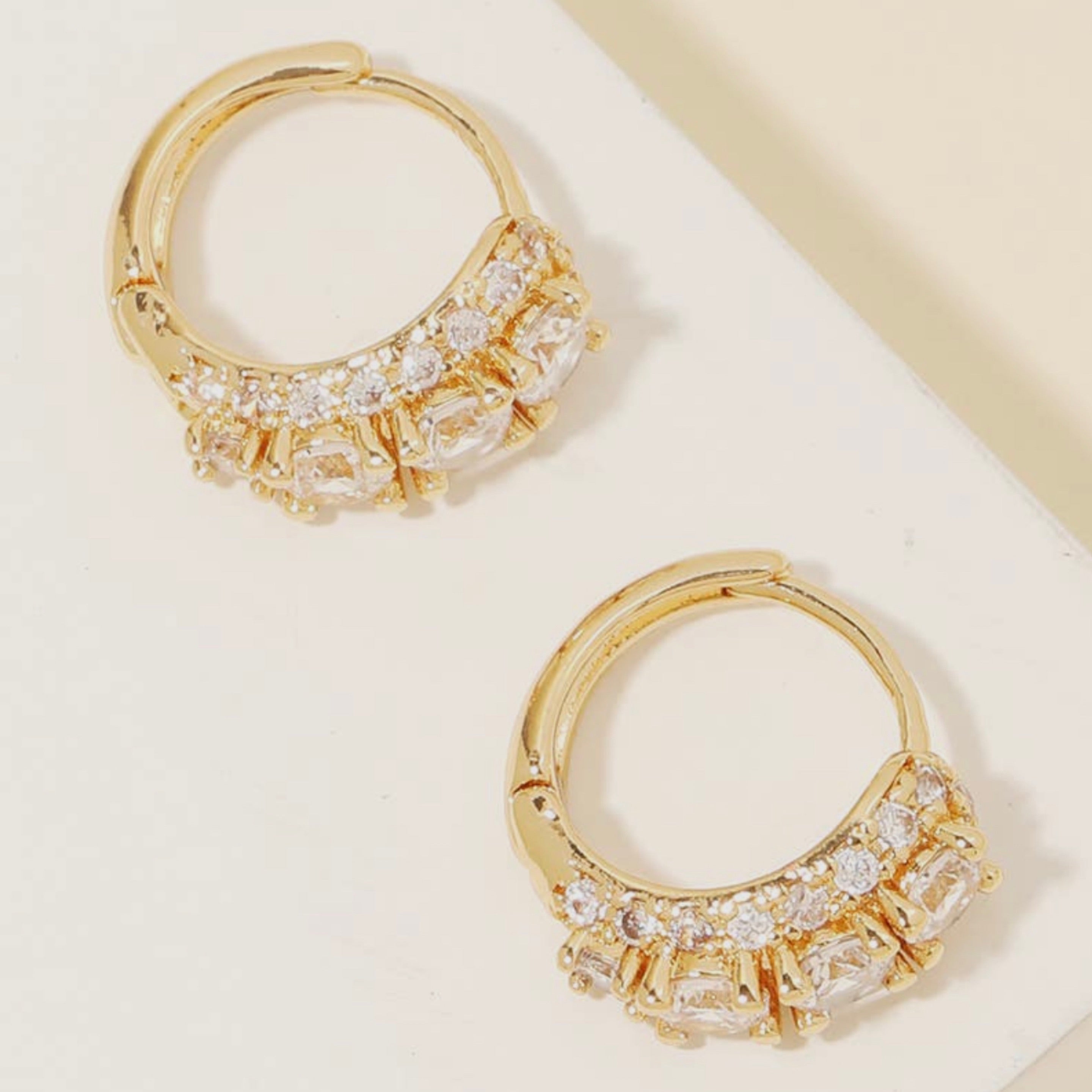 Little Bit of Bling Hoops