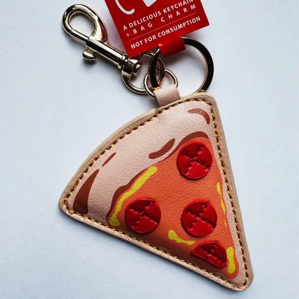 Pizza Bag Charm + Keychain