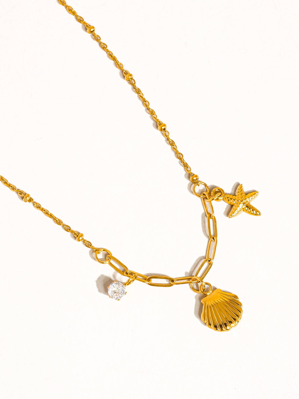 Non-Tarnish Shell Necklace