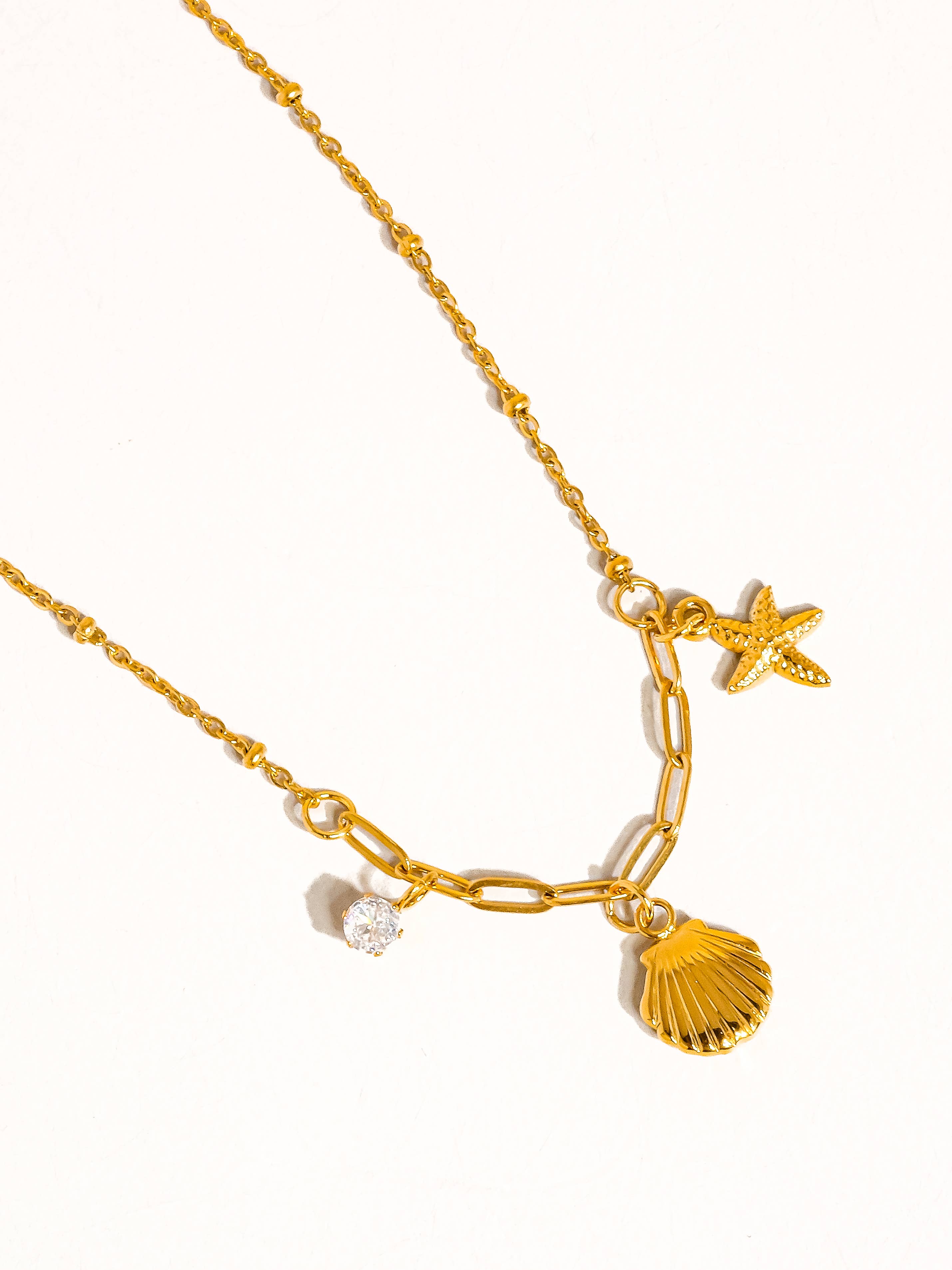 Non-Tarnish Shell Necklace