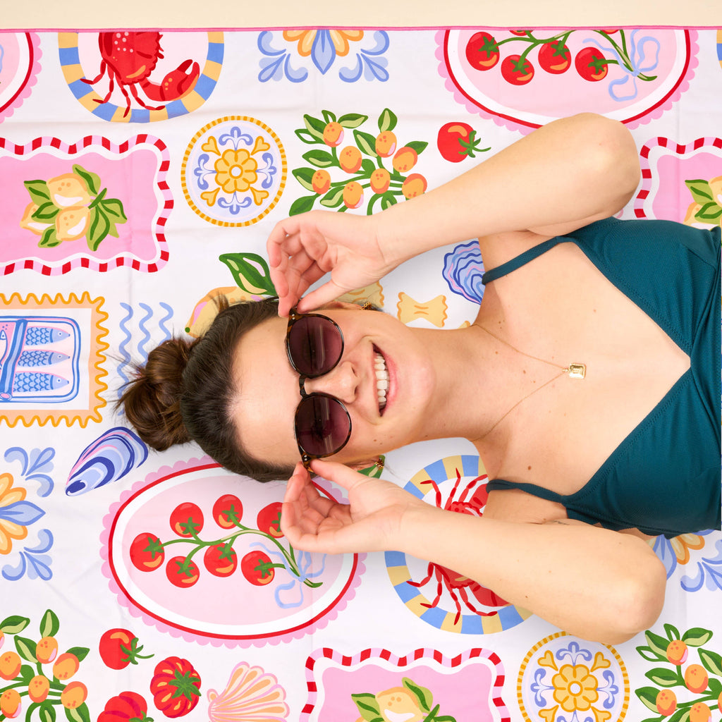 Ciao Bella XL Quick-Dry Beach Towel