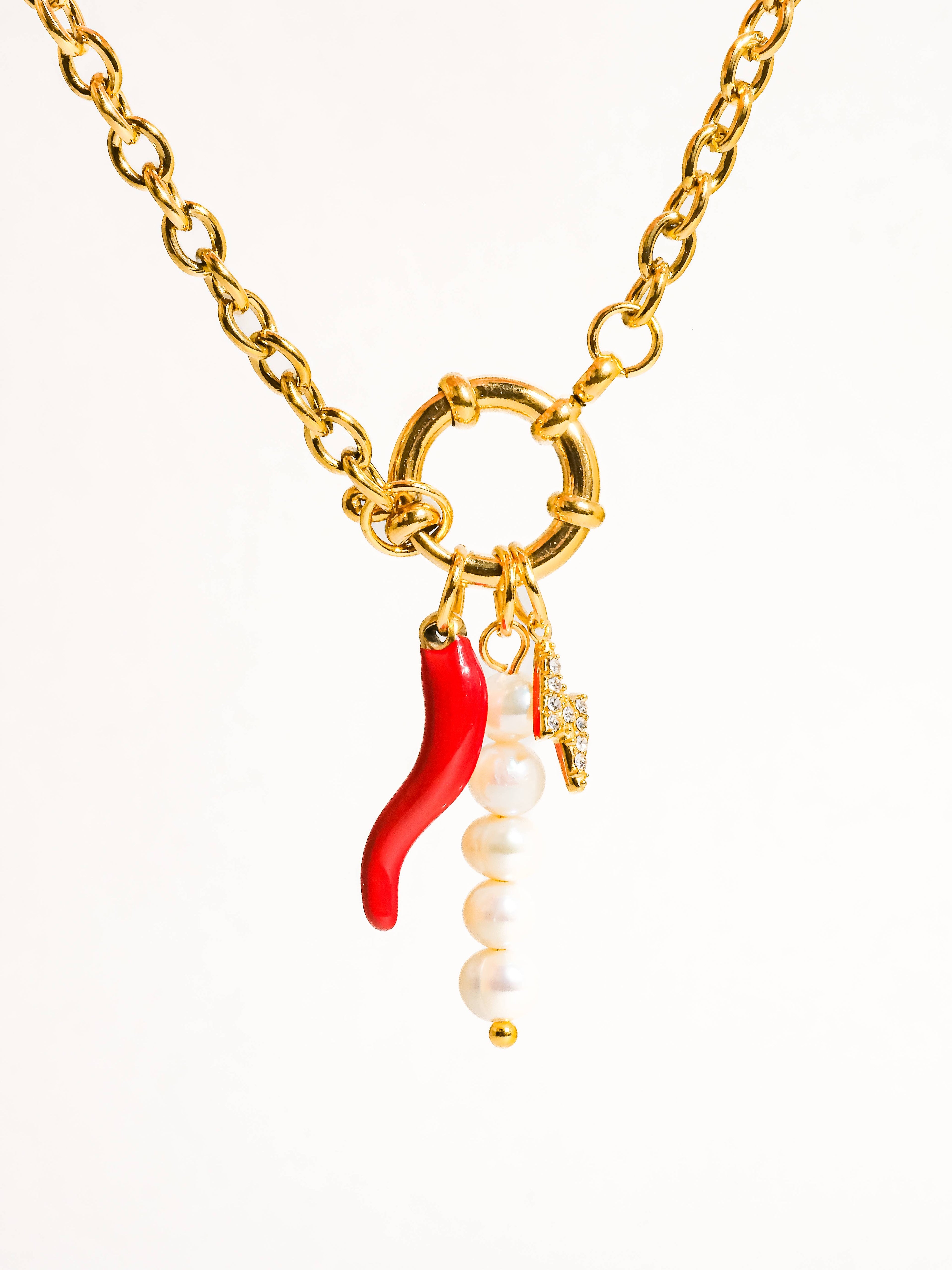 Non-Tarnish Pepper Pearl Bracelet