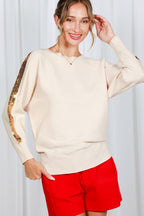 Sequin Detail Knitted Sweater