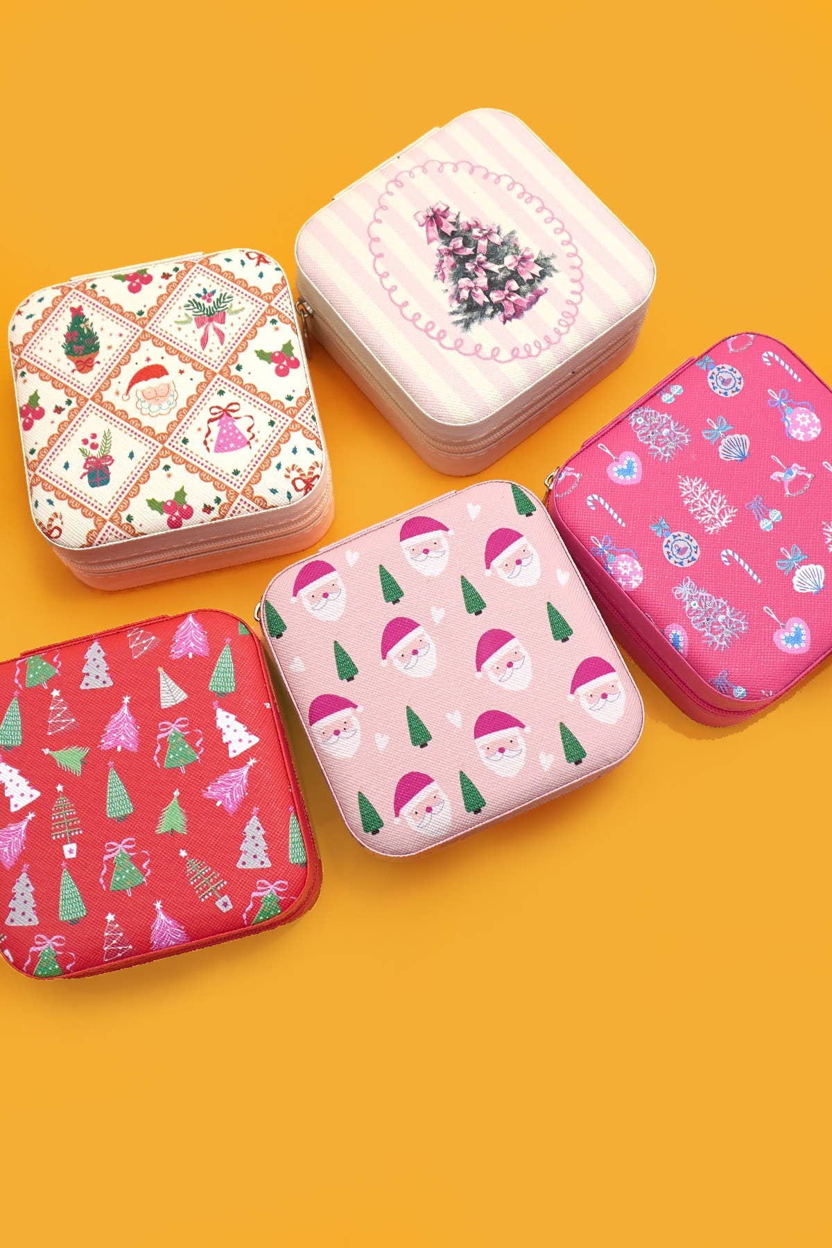 Travel Jewelry Box: Christmas