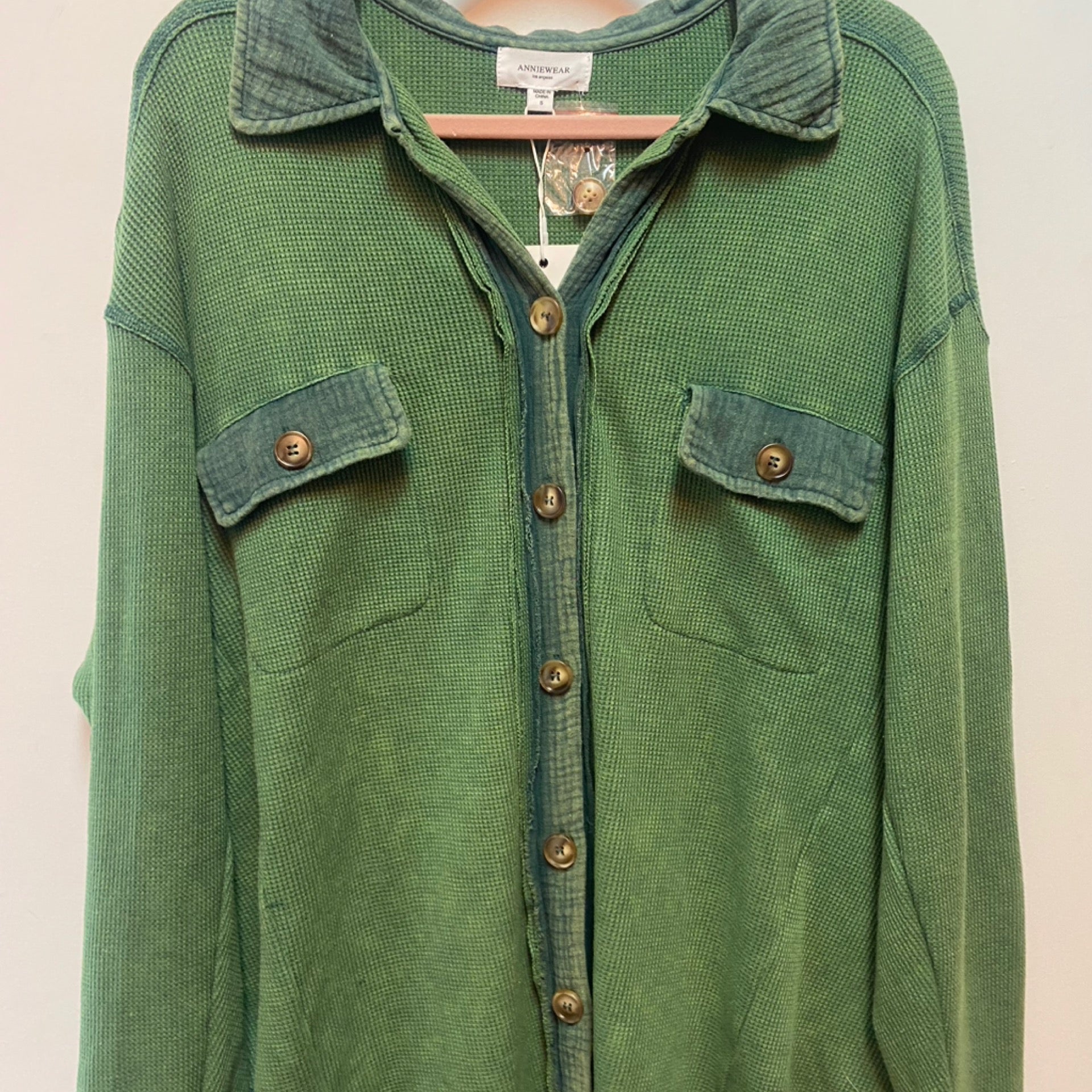 Mineral Washed Button Down