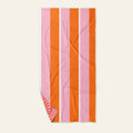 Sicily Stripes Pink XL Quick-Dry Beach Towel