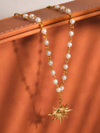 Non-Tarnish Sun Beaded Necklace