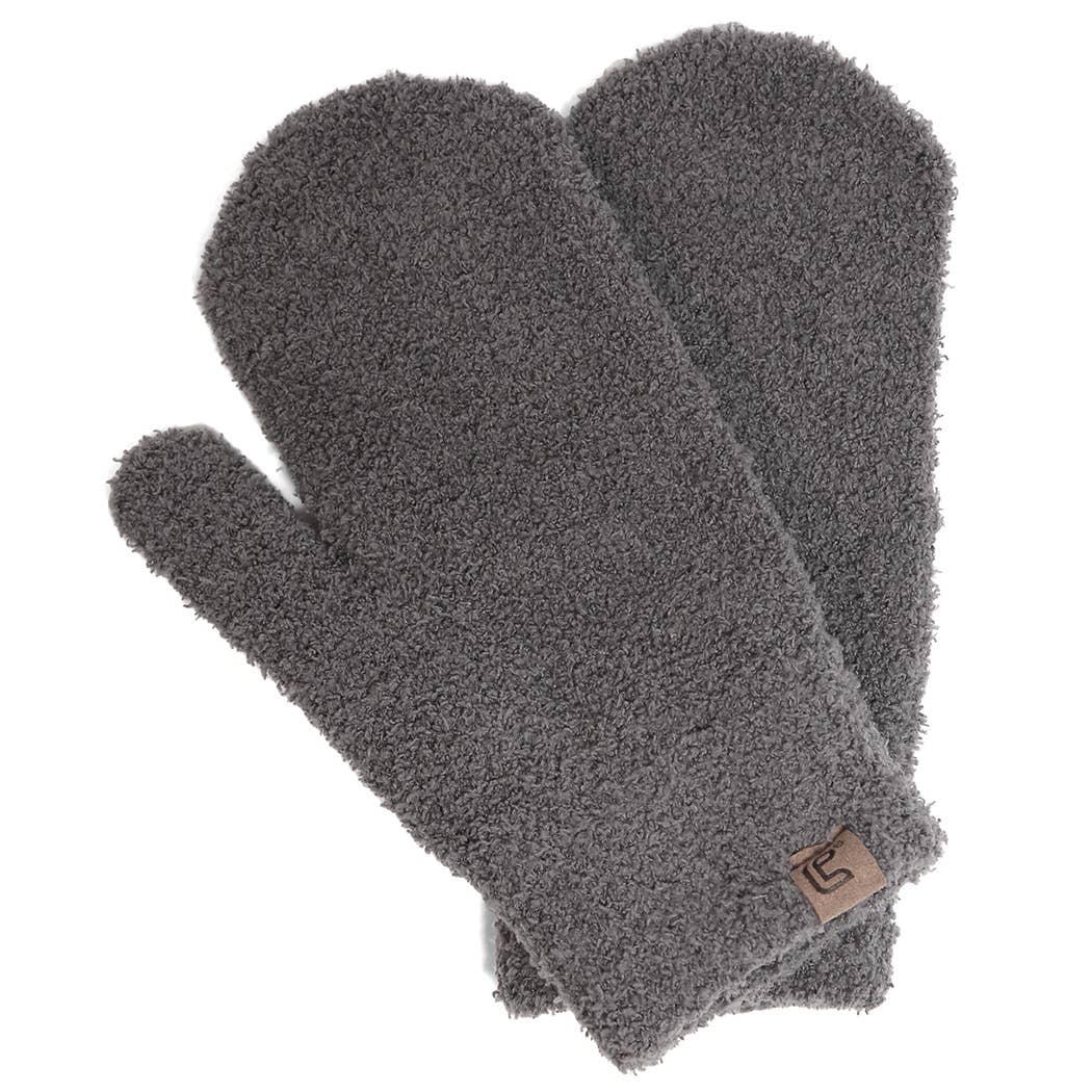 Winter Solid Flush Mittens